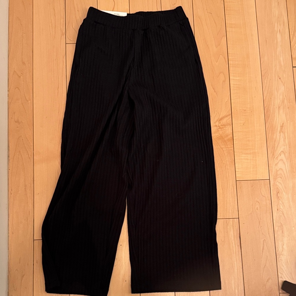 Uniqlo Kids Ribbed Wide Pants